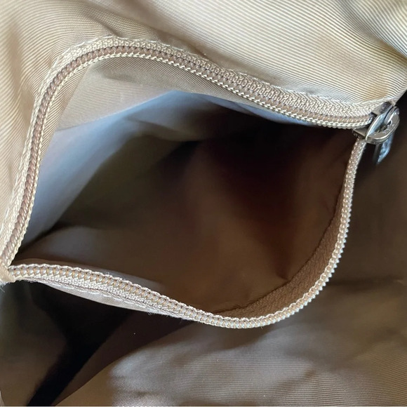 The Sak Neutral Taupe Woven Crochet Flap Shoulder Bag - Picture 11 of 12